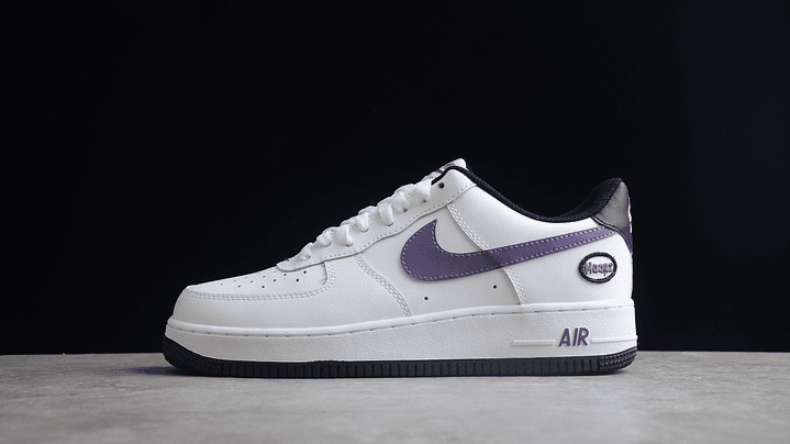 Air Force 1  hoops white canyon purple 1