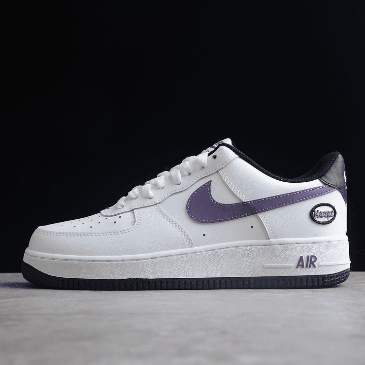 Air Force 1  hoops white canyon purple 1