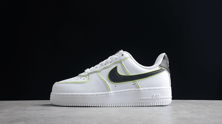 Air Force 1 white/black/neon green 1