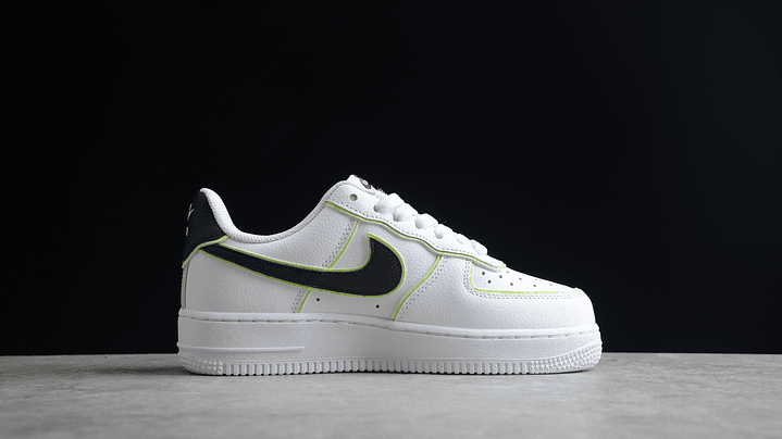 Air Force 1 white/black/neon green 2