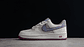 Air Force 1 beige/gris/burdeo - Miniatura 1