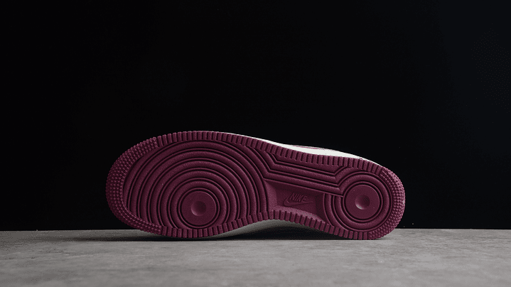 Air Force 1 beige/gris/burdeo 3