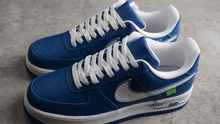 Air Force 1 x Louis vuitton Blue 5