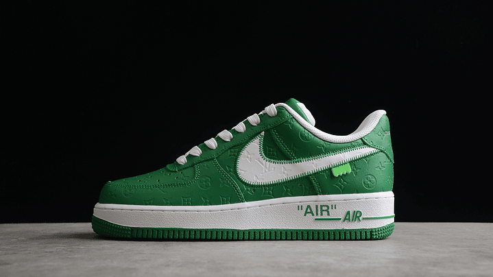 Air Force 1 x Louis vuitton green 1