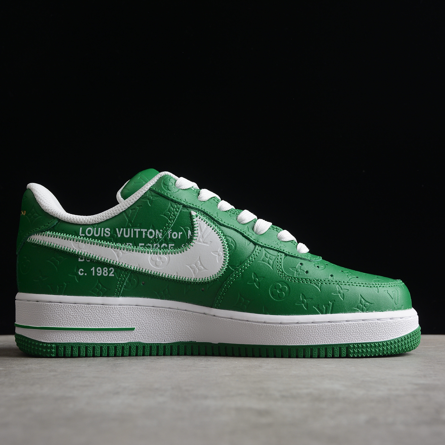 Air Force 1 x Louis vuitton green 2