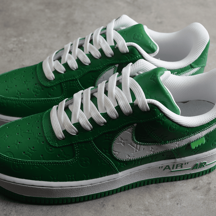 Air Force 1 x Louis vuitton green 5