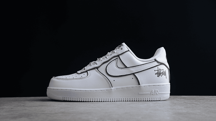 Air Force 1 stussy blancas 1