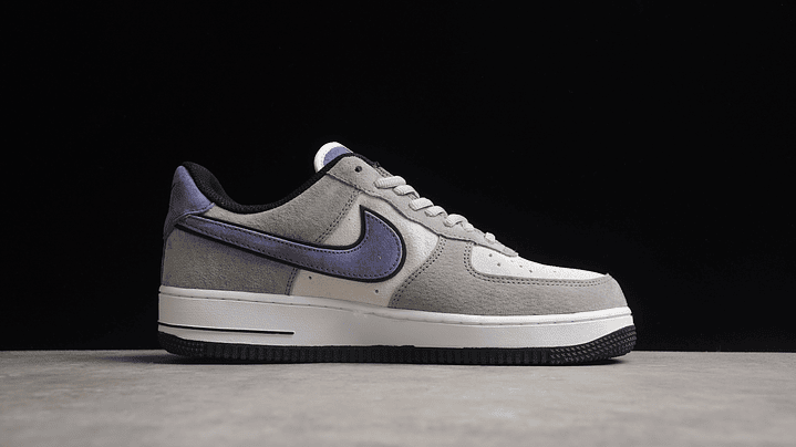 Air Force 1 Grey/white/ navy blue 2