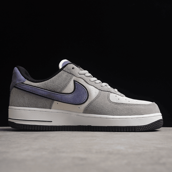 Air Force 1 Grey/white/ navy blue 2