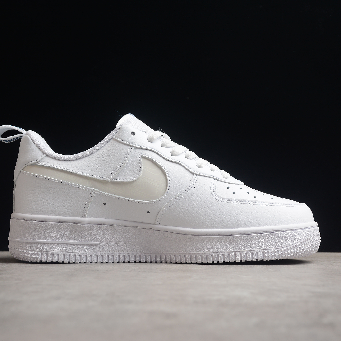 Air Force 1 low white grey blue 2