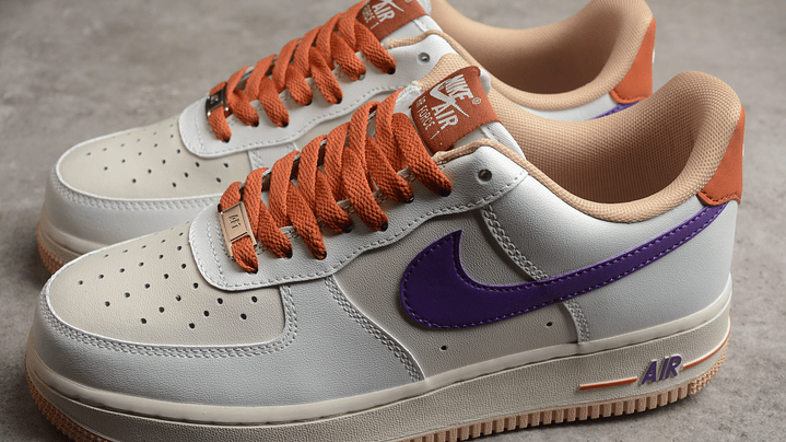 Air Force 1 beige purple 5