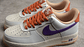 Air Force 1 beige purple - Miniatura 5
