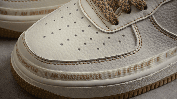Air Force 1  beige letter 6