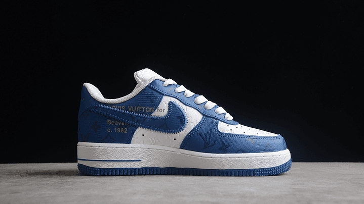 Air Force 1 x louis vuitton navy blue 2