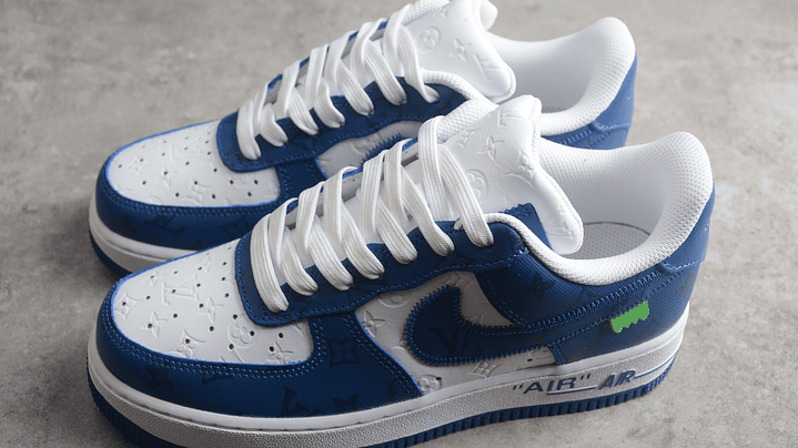Air Force 1 x louis vuitton navy blue 5
