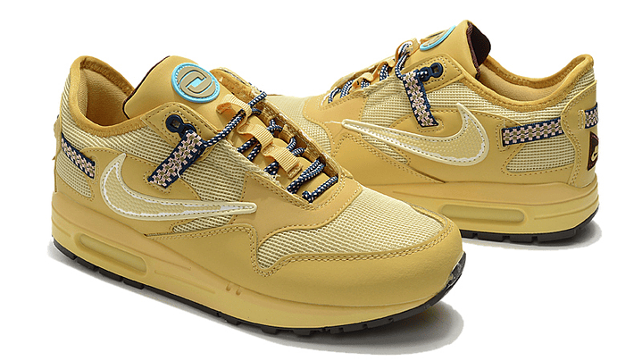 Air max 1 x Travis Scott saturn gold 3