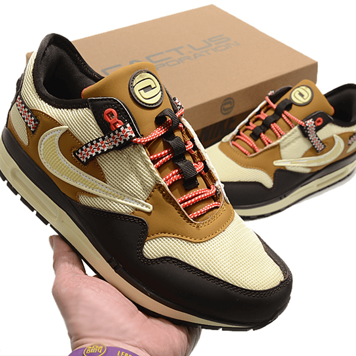 Air max 1 x Travis Scott  baroque brown 5