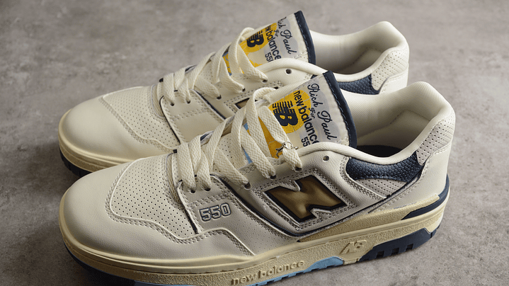 New balance 550 vintage vintage beige & sky blue 5
