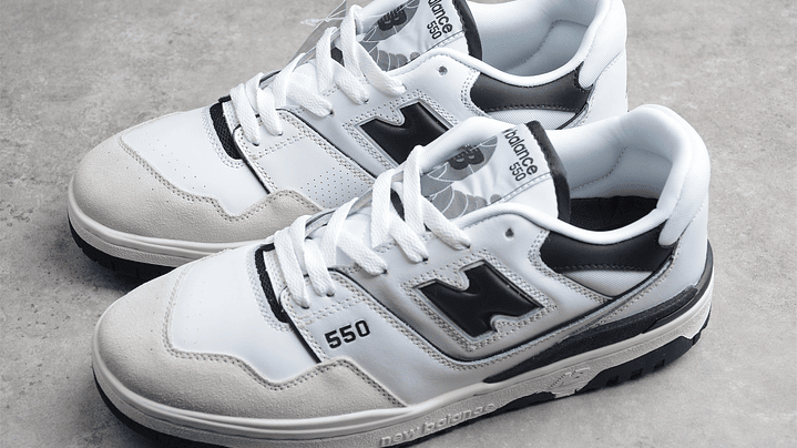 New balance 550 black & white 5