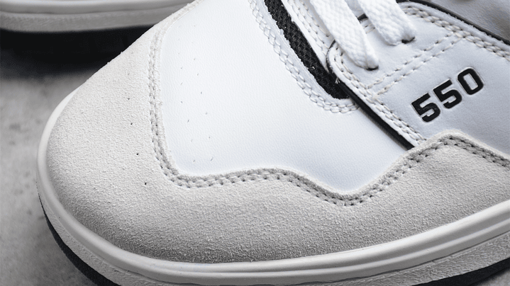 New balance 550 black & white 6
