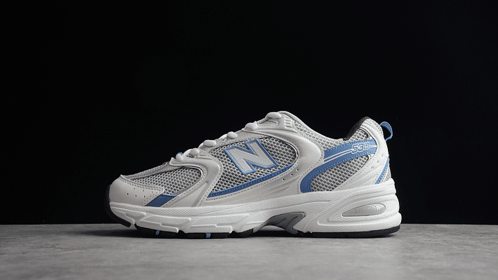 New balance 530 white light blue 1
