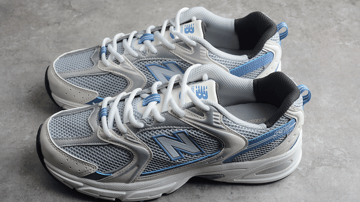 New balance 530 white light blue 5