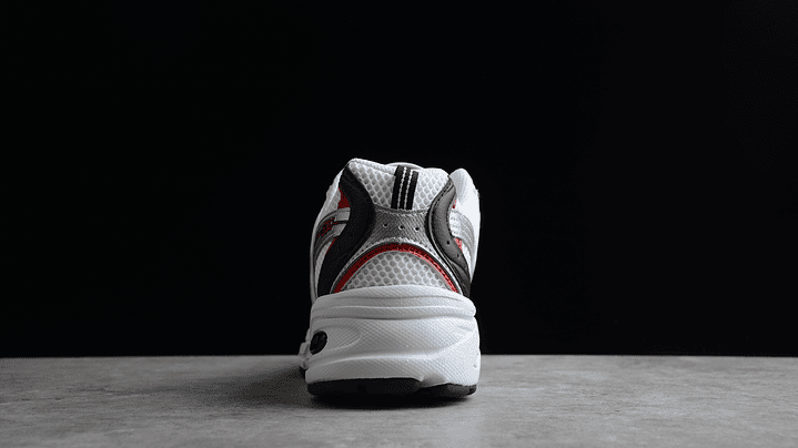 New balance 530 white silver red 4