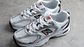 New balance 530 white silver red - Miniatura 5