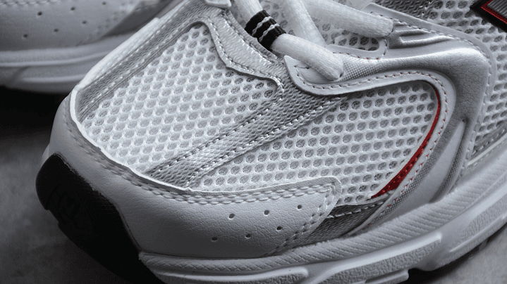 New balance 530 white silver red 6