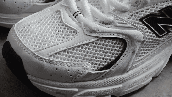 New balance 530 white black details 6