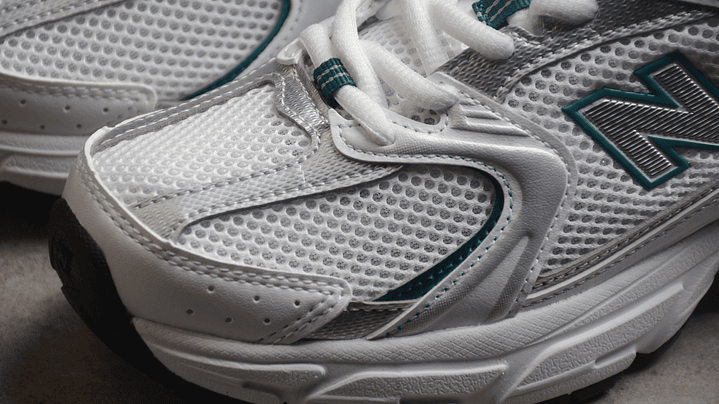 New balance 530 white silver green 6