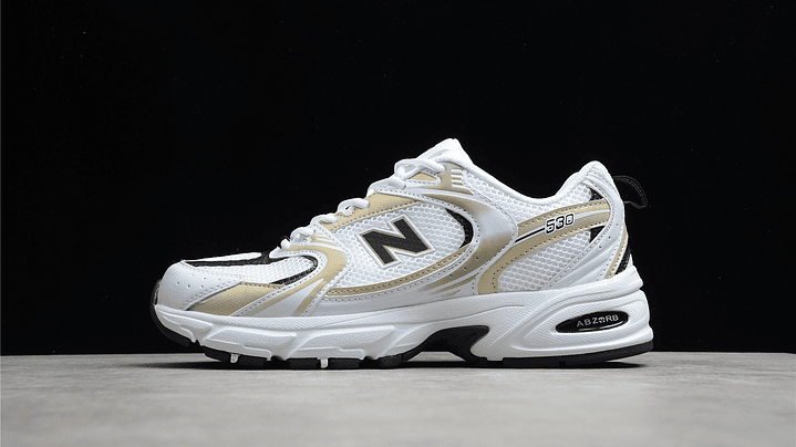 New balance 530 white gold 1