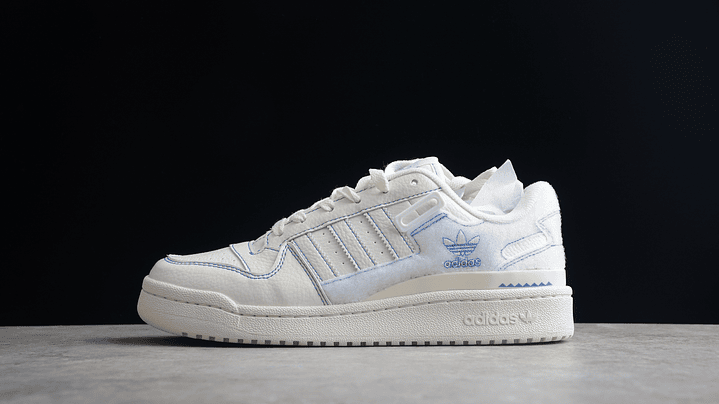 Adidas Forum off-white blue bird 1