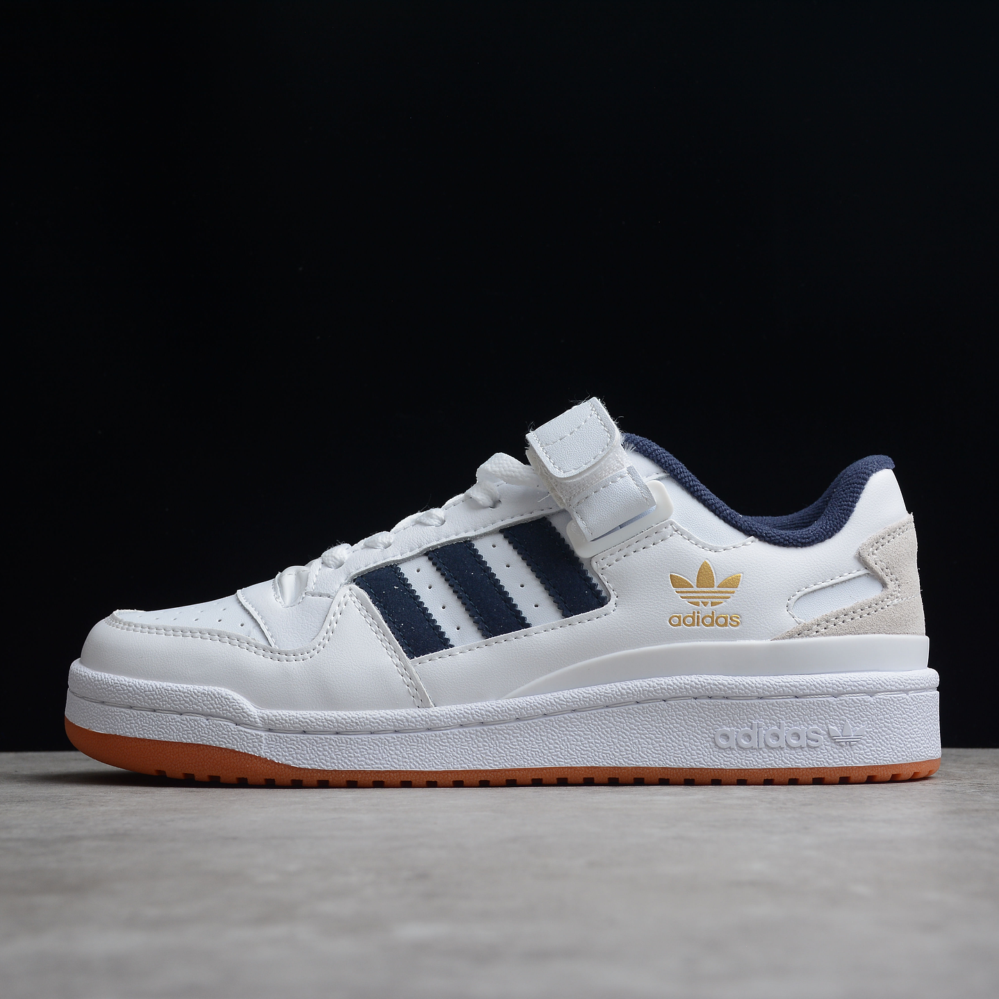 Adidas Forum navy & white gum 1