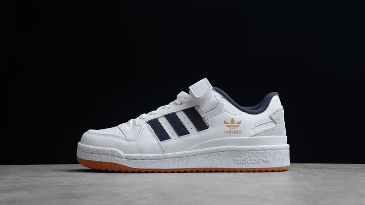 Adidas Forum navy & white gum 1