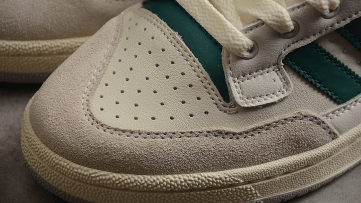 Adidas Forum cloud white green 5