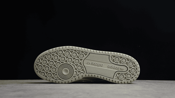 Adidas Forum white halo green 3