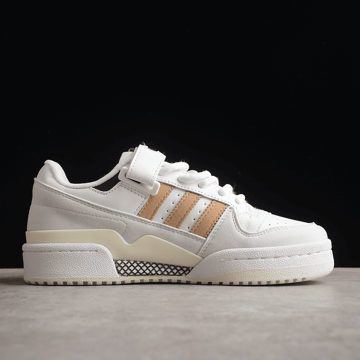 Adidas Forum white khaki 2