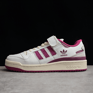 Adidas Forum white & wine