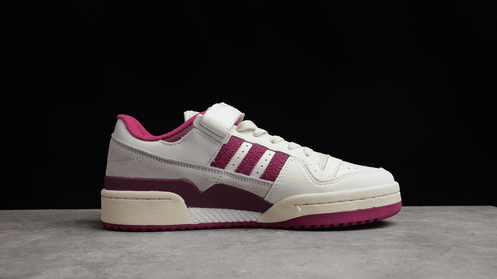Adidas Forum white & wine 2