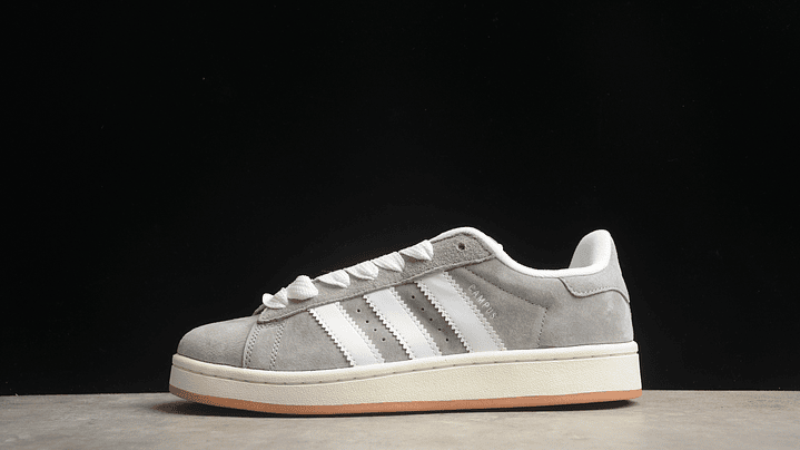 Adidas campus grey white 1