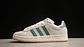 Adidas campus crystal white dark green - Miniatura 1