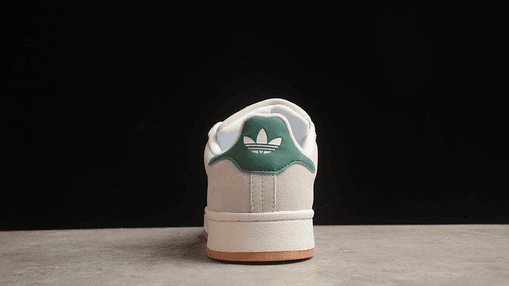 Adidas campus crystal white dark green 4