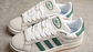 Adidas campus crystal white dark green - Miniatura 5