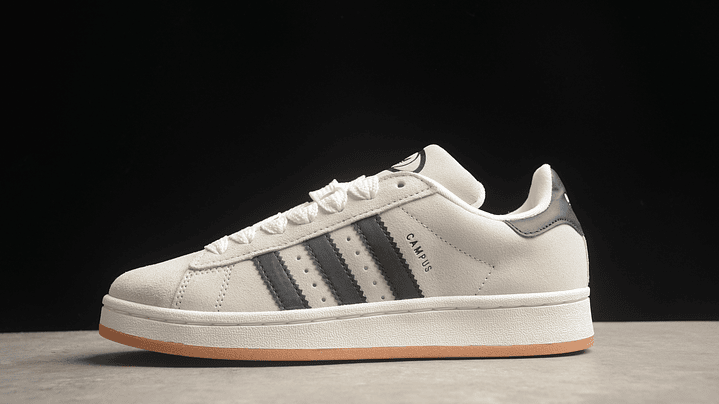 Adidas campus crystal white core black 1