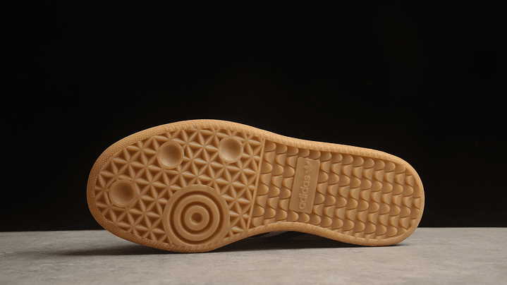 Adidas samba white & black gum 3