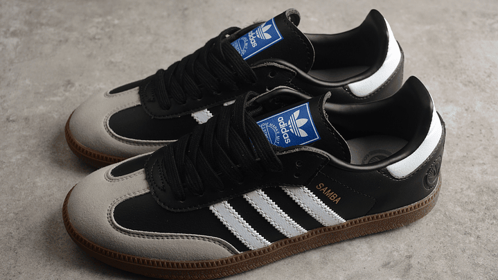 Adidas samba vegan black gum 5
