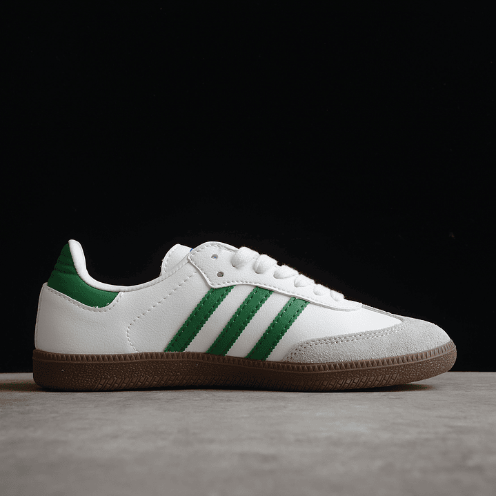 Adidas samba footwear white green 2