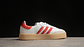 Adidas samba cloud white red gum - Miniatura 2
