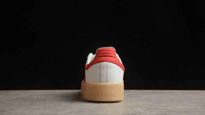 Adidas samba cloud white red gum 4